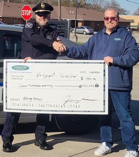 Fontanyi Donates To Bridgeport Police Department Robinson Daily News