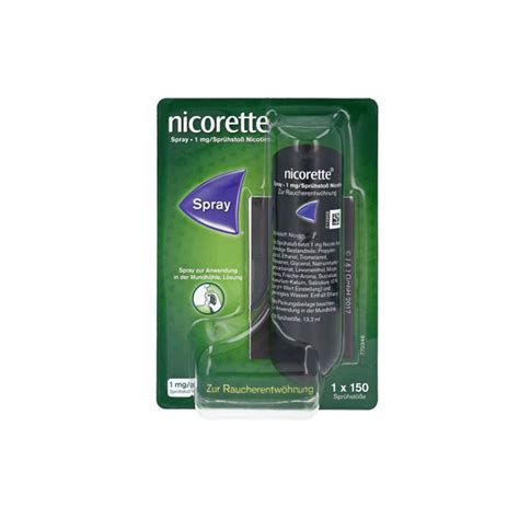 Nicorette - ნიკორეტე სპრეი 1მგ 150დოზა