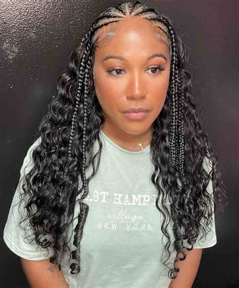 40 Beautiful Half Cornrows Half Curls Hairstyles 2024 Claraito S Blog