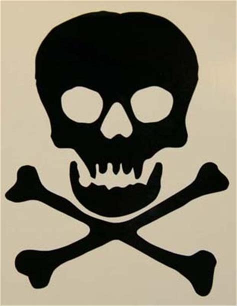 Skull And Crossbones Vinyl Decal Choose Size Color Sticker Window Truck