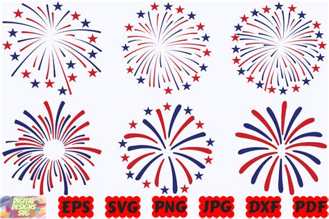 4th Of July Fireworks Svg Fireworks Svg By Inkalchemist Medium