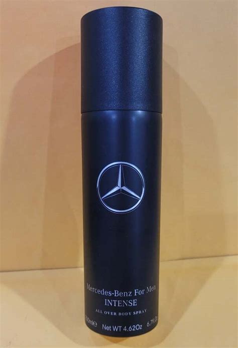 Mercedes Benz INTENSE For Men 6 7 Oz 200 Ml ALL OVER BODY SPRAY NEW IN