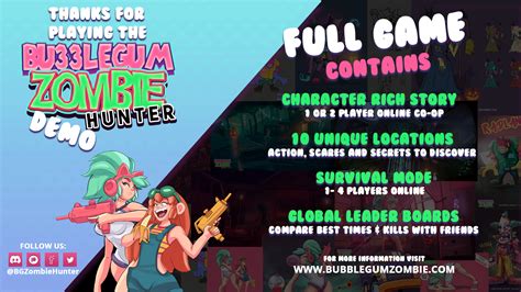 Bubblegum Zombie Hunter Demo Released Release Announcements