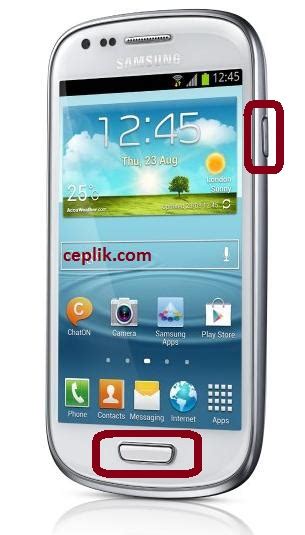 Samsung Galaxy S3 Mini i8190 Ekran Görüntüsü Alma Ceplik