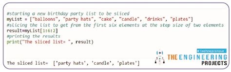 Slicing Of Sequences In Python The Engineering Projects