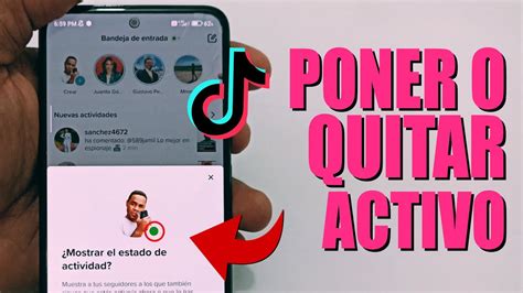 Como Poner Y Quitar El Modo Activo De Tiktok Youtube