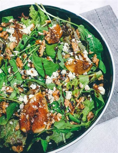 Salada De Folhas Figo Receiteria