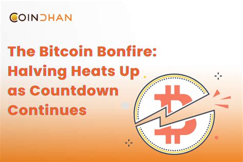 The Bitcoin Bonfire Halving Heats Up As Countdown Continues