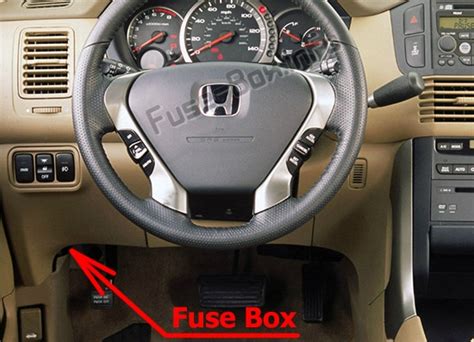 Fuse Box Diagram Honda Pilot 2003 2008