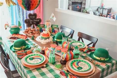 St Patricks Day Rainbow Inspired Party And Decorations