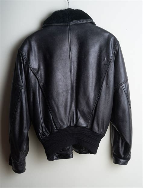 Gianni Versace 1990s Lifetime Shearling Leather Moto Gem