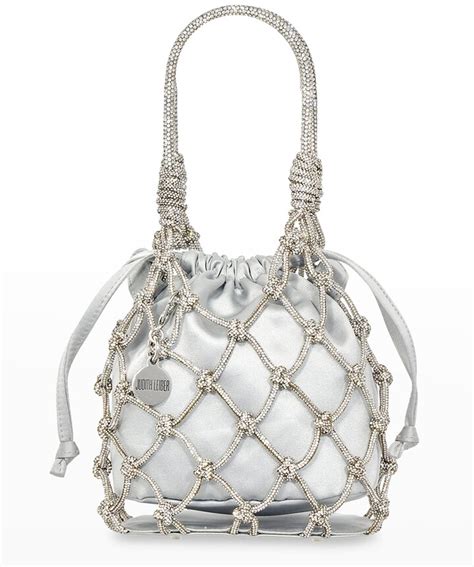 Judith Leiber Sparkle Crystal Net Top Handle Bag Shopstyle