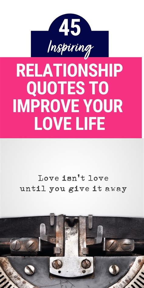 Relationship Quotes To Improve Your Love Life