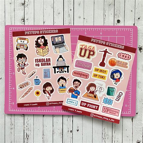 University of the Philippines (UP) Water-resistant, Glossy stickers ...