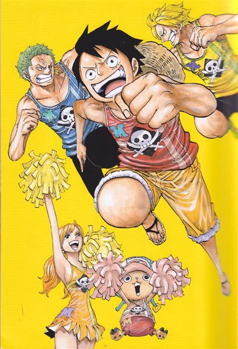 An Image Of One Piece And Other Characters