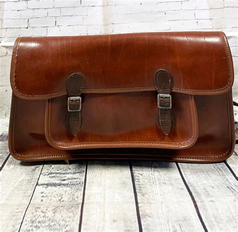 Vintage Satchel 1960s Vintage Tan Leather School Satchel - Etsy in 2022 | Satchel, Brown leather ...