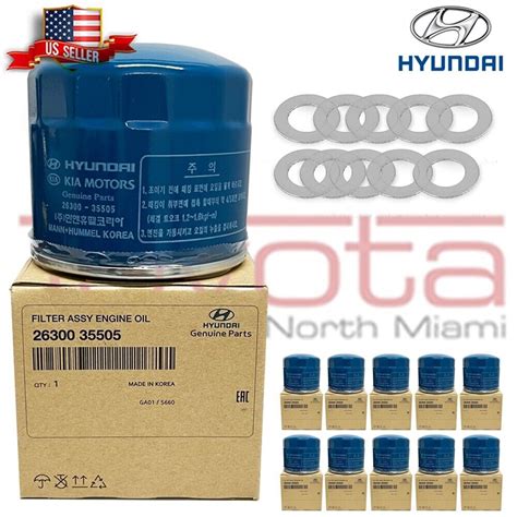 HYUNDAI 2630035505 Cross Reference Oil Filters