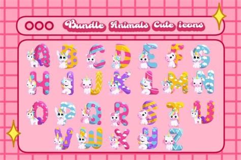 Bundle Animals Cute Icons Graphic by Goodtimeartsy · Creative Fabrica