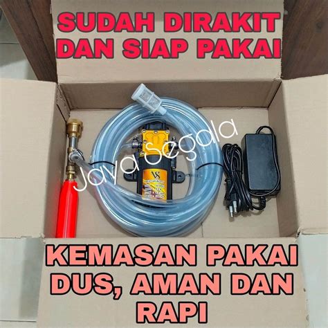 Jual Alat Steam Cuci Motor Mobil Ac Mesin Pompa Dc Mini Murah Paket Komplit Shopee Indonesia