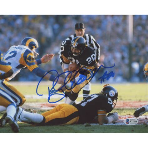 Rocky Bleier Signed Steelers 8x10 Photo Beckett Coa Pristine Auction