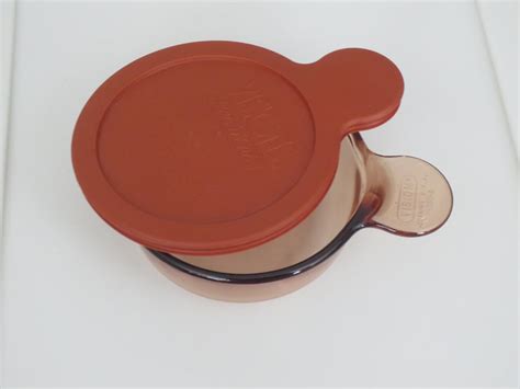 Amazon Corning Vision Visions Amber 5 1 2 Handled Pan Grab It Pan