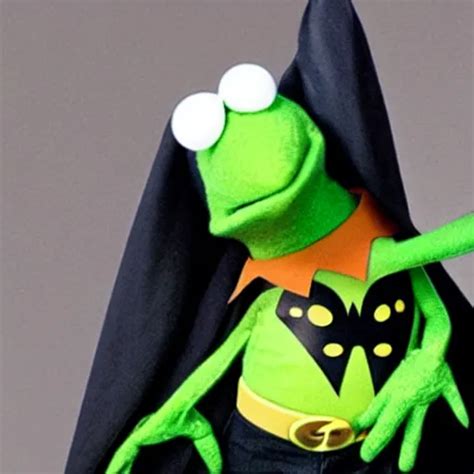 Kermit The Frog Dressed As Batman Stable Diffusion Openart