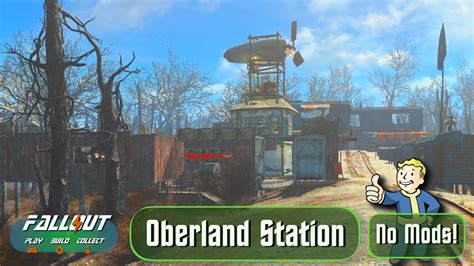 Fallout 4 Oberland Station No Mods Settlement Tour 2023 Lore Friendly