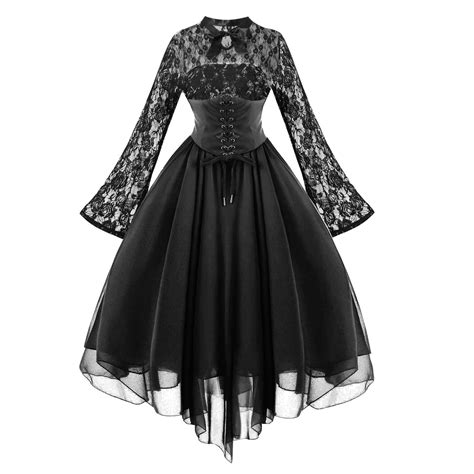 Fanxing Gothic Dress Costume Women Steampunk Dress Renaissance Costumes