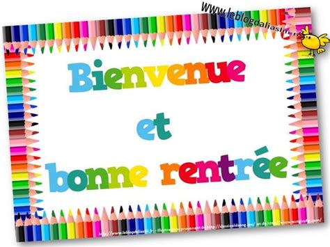 Affiche De Bienvenue Pour La Rentr E Coloriage Rentr E Maternelle