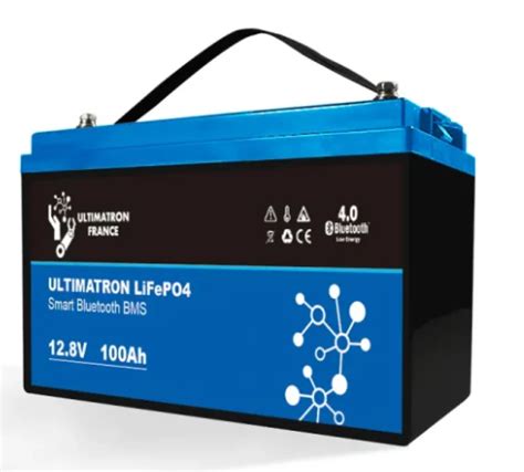 Ultimatron Batterie Lithium V Ah Lifepo Smart Bms Avec Bluetooth