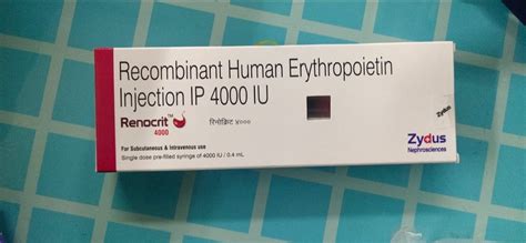 Renocrit Erythropoetin Recombinant Human Erythropoietin Injection