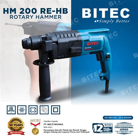 Jual Bitec Mesin Bor Beton Rotary Hammer Hm Re Hb Garansi