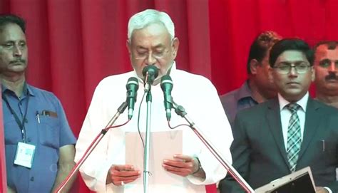 Nitish Takes Oath As Bihar CM For 8th Time Nation