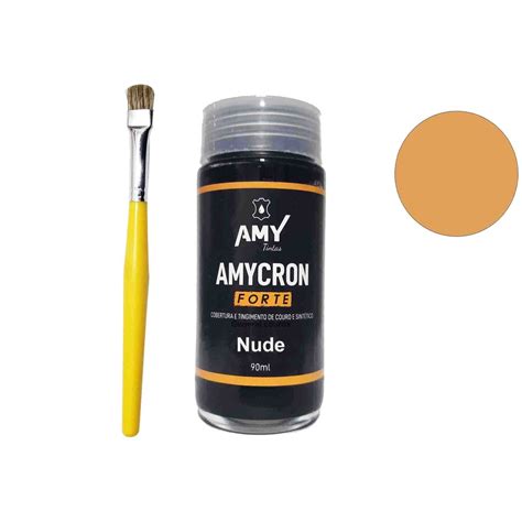 Tinta Para Couro Nude Pincel De Pintura Amy Ml Shopee Brasil