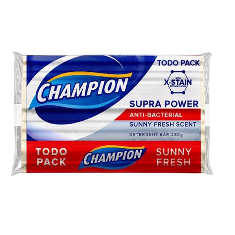 champion laundry detergent bar sunny fresh  shopee philippines