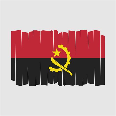 Angola Flag Vector 21942924 Vector Art at Vecteezy