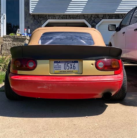 Monster Trunk Spoiler 3 Pieces For Miata Namk1 Carbonmiata