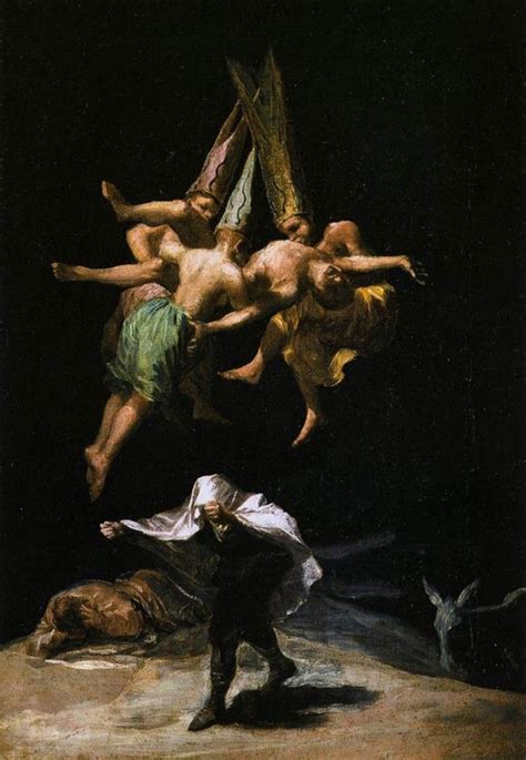 Goya Francisco De Witches In The Air Francisco De Goya Art Classique