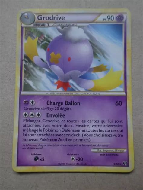 CARTE POKÉMON Grodrive pv90 12 90 rare EUR 1 00 PicClick FR