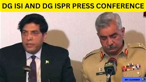 Dg Isi And Dgi Ispr Press Conference Today Arshadsharif Imrankhan