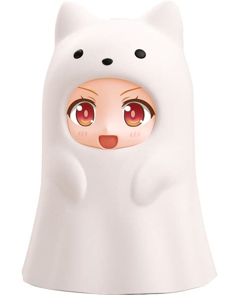 Nendoroid More Kigurumi Face Parts Case Ghost Cat White Goodsmile