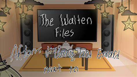 Aftons Vanny And Ennard React To The Walten Files Episode 2 YouTube