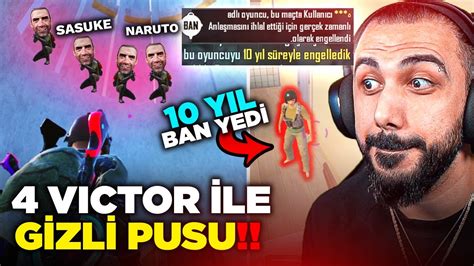 EKİPLE GALATADA 4 VİCTOR PUSUSU HİLE AÇTI 10 YIL CANLI BAN YEDİ