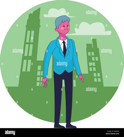 Young Man Body Cartoon Vector Illustration Graphic Design Stock Vector