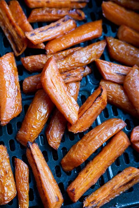 AIR FRYER HONEY ROASTED CARROTS Tasty Air Fryer Recipes