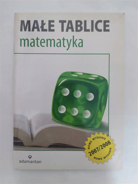 Małe tablice matematyczne Witold Mizerski 14000061890 Podręcznik