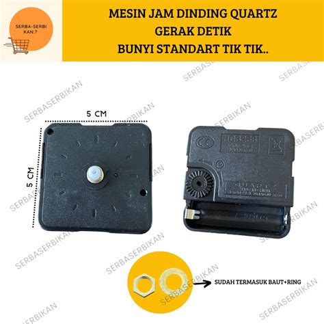 Jual MESIN JAM DINDING QUARTZ DETIK STANDART UNIVERSAL SUDAH DAPAT BAUT