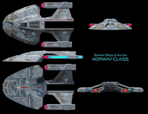 Norway Class Starship High Resolution By Enethrin On Deviantart