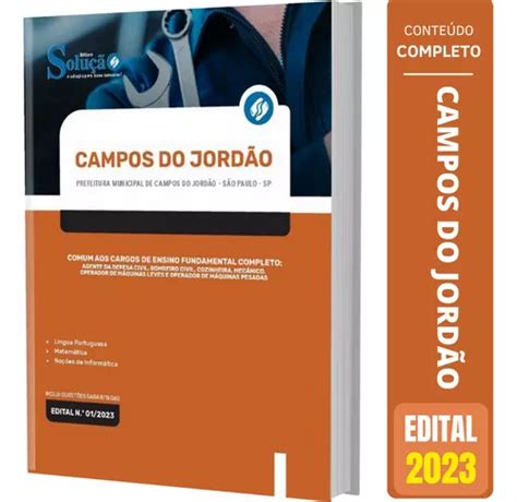 Apostila Campos Do Jordão Comum Fundamental Completo Parcelamento