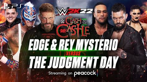 Wwe 2k22 Ps5 Edge And Rey Mysterio Vs The Judgment Day Clash At The